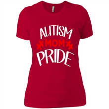 Load image into Gallery viewer, Autism mom pride Mother’s Day - Ladies' Boyfriend T-Shirt