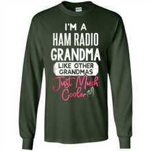 Load image into Gallery viewer, Cool Mothers Day T-Shirt Ham Radio Grandma - Long Sleeve T-Shirt