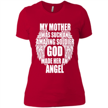 Load image into Gallery viewer, ANGEL MOM Mother’s Day - Ladies' Boyfriend T-Shirt