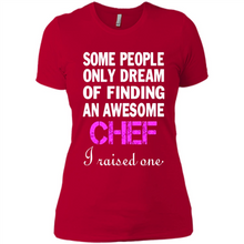 Load image into Gallery viewer, CHEF’S MOM Mother’s Day Gift ideas Funny - Ladies' Boyfriend T-Shirt