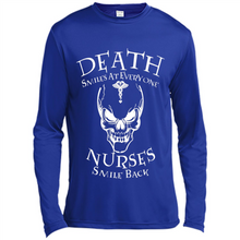 Load image into Gallery viewer, Death Smiles At Everyone Nurses Smile Back Shirt Mothers Day - Canvas Long Sleeve T-Shirt