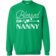 Load image into Gallery viewer, Blessed Nanny Christmas Mother’s Day Birthday Grandma - Sweatshirt
