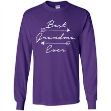 Load image into Gallery viewer, Best Grandma Ever Shirt Tribal Arrows Mother’s Day - Long Sleeve T-Shirt