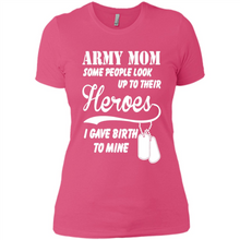Load image into Gallery viewer, Army Mom Mother’s Day - Ladies' Boyfriend T-Shirt