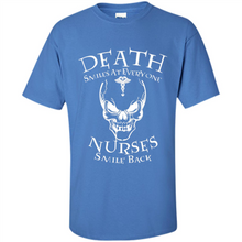 Load image into Gallery viewer, Death Smiles At Everyone Nurses Smile Back Shirt Mothers Day - Shirt