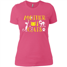 Load image into Gallery viewer, Cats T Shirt Hoodie Mother of Cats Mother’s Day - Ladies' Boyfriend T-Shirt