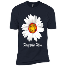 Load image into Gallery viewer, Daisy Firefighter Mom Funny Firefighter Gift Women Sweatshirt On Mother’s Day, Birthday - Premium Short Sleeve T-Shirt
