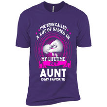 Load image into Gallery viewer, Aunt Is My Favorite Name Sweatshirt Mother’s Day Best Gift - Premium Short Sleeve T-Shirt