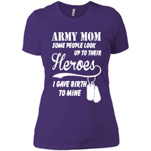 Load image into Gallery viewer, Army Mom Mother’s Day - Ladies' Boyfriend T-Shirt