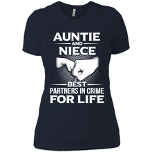 Load image into Gallery viewer, Aunt And Niece – Best Partners In Crime For Life, Best mother’s day - Ladies' Boyfriend T-Shirt