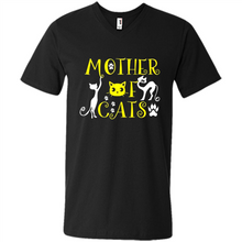 Load image into Gallery viewer, Cats T Shirt Hoodie Mother of Cats Mother’s Day - Men's V-Neck