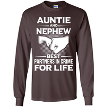 Load image into Gallery viewer, Auntie And Nephew – Best Partners In Crime For Life, Best mother’s day - Long Sleeve T-Shirt