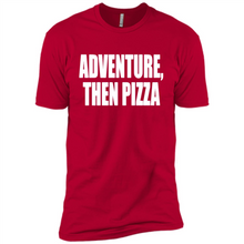 Load image into Gallery viewer, Adventure Then Pizza Junk Food Lover Foodie T-Shirt Mother’s Day Gift ideas - Premium Short Sleeve T-Shirt