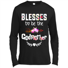 Load image into Gallery viewer, Blessed To Be Called Godmother Funny Mother’s Day, Godmother Gift - Canvas Long Sleeve T-Shirt