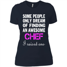 Load image into Gallery viewer, CHEF’S MOM Mother’s Day Gift ideas Funny - Ladies' Boyfriend T-Shirt
