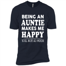 Load image into Gallery viewer, Being An Auntie Makes Me Happy, You Not So Much Funny mother’s day Gift - Premium Short Sleeve T-Shirt