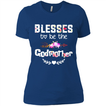 Load image into Gallery viewer, Blessed To Be Called Godmother Funny Mother’s Day, Godmother Gift - Ladies' Boyfriend T-Shirt