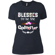 Load image into Gallery viewer, Blessed To Be Called Godmother Funny Mother’s Day, Godmother Gift - Ladies' Boyfriend T-Shirt