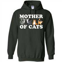 Load image into Gallery viewer, Cats T Shirt Hoodie Mother of Cats Mother’s Day1 - Hoodie