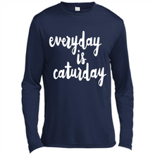 Load image into Gallery viewer, Cats T Shirt Hoodie Everyday Is Caturday Mother’s Day Gift ideas - Canvas Long Sleeve T-Shirt