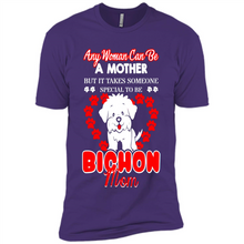 Load image into Gallery viewer, Any Woman Can Be A Mother But It Takes Someone Bichon Mom - Premium Short Sleeve T-Shirt