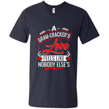 Load image into Gallery viewer, A Gram-Cracker’s Love Feels like nobody else’s Mother’ Day - Men&#39;s V-Neck