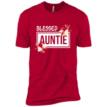 Load image into Gallery viewer, Blessed Auntie Funny Mother’s Day, Birthday Gift For Beloved Aunt - Premium Short Sleeve T-Shirt