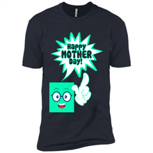 Load image into Gallery viewer, Cute Emoji With Heart Balloon Happy Mother Day - Premium Short Sleeve T-Shirt