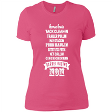 Load image into Gallery viewer, Barrel Racing Mom Mother’s Day - Ladies' Boyfriend T-Shirt