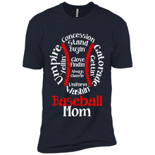 Load image into Gallery viewer, Baseball Mom Tee-Mother’s Day 2019 - Premium Short Sleeve T-Shirt