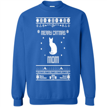 Load image into Gallery viewer, Cats T Shirt Hoodie Merry Catmas Mom Mother’s Day - Sweatshirt