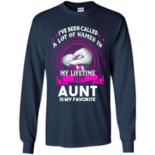 Load image into Gallery viewer, Aunt Is My Favorite Name Sweatshirt Mother’s Day Best Gift - Long Sleeve T-Shirt