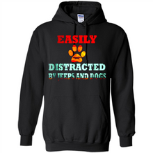 Load image into Gallery viewer, Easily Distracted By Jeeps And Dogs gift shirt for dog mom - Hoodie