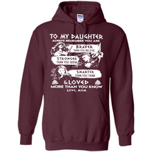 Load image into Gallery viewer, Always Remember Daughter Mom Viking - Hoodie
