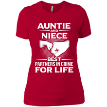 Load image into Gallery viewer, Aunt And Niece – Best Partners In Crime For Life, Best mother’s day - Ladies' Boyfriend T-Shirt