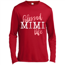 Load image into Gallery viewer, Blessed Mimi Life Shirt Gift for Grandma Mother’s Day - Canvas Long Sleeve T-Shirt