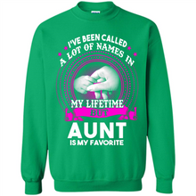 Load image into Gallery viewer, Aunt Is My Favorite Name Sweatshirt Mother’s Day Best Gift - Sweatshirt