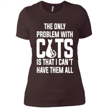 Load image into Gallery viewer, Cats T Shirt Hoodie Cats…I can’t have them all Mother’s Day - Ladies' Boyfriend T-Shirt