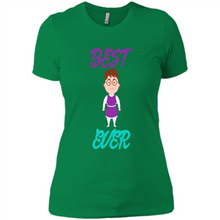 Load image into Gallery viewer, Best Mom Ever Cartoon Mother’s Day - Ladies' Boyfriend T-Shirt