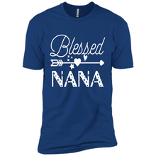 Load image into Gallery viewer, Blessed Nana Christmas Mother’s Day Birthday Grandma - Premium Short Sleeve T-Shirt