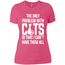 Load image into Gallery viewer, Cats T Shirt Hoodie Cats…I can’t have them all Mother’s Day - Ladies' Boyfriend T-Shirt