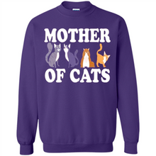 Load image into Gallery viewer, Cats T Shirt Hoodie Mother of Cats Mother’s Day1 - Sweatshirt