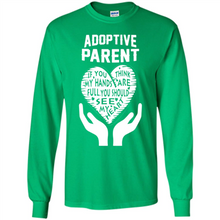 Load image into Gallery viewer, Adoptive Parent Mother’s Day - Long Sleeve T-Shirt