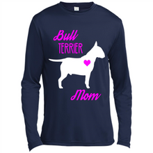 Load image into Gallery viewer, Bull Terrier Mom – Cute Mother’s Day T-Shirt For Dog Lovers - Canvas Long Sleeve T-Shirt
