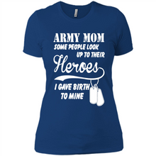 Load image into Gallery viewer, Army Mom Mother’s Day - Ladies' Boyfriend T-Shirt