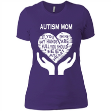 Load image into Gallery viewer, AUTISM MOM Mother’s Day - Ladies' Boyfriend T-Shirt