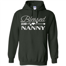 Load image into Gallery viewer, Blessed Nanny Christmas Mother’s Day Birthday Grandma - Hoodie