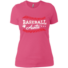 Load image into Gallery viewer, Baseball Auntie Softball Auntie Funny Gift For Mother’s Day - Ladies' Boyfriend T-Shirt