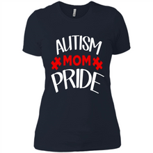 Load image into Gallery viewer, Autism mom pride Mother’s Day - Ladies' Boyfriend T-Shirt