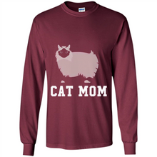 Load image into Gallery viewer, Birman Cat Mom – Mothers Day - Long Sleeve T-Shirt